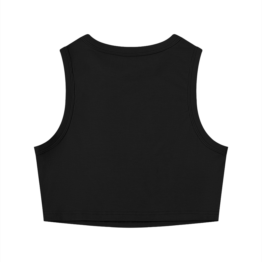 SAV Women's Tight Crewneck Crop Tank Top
