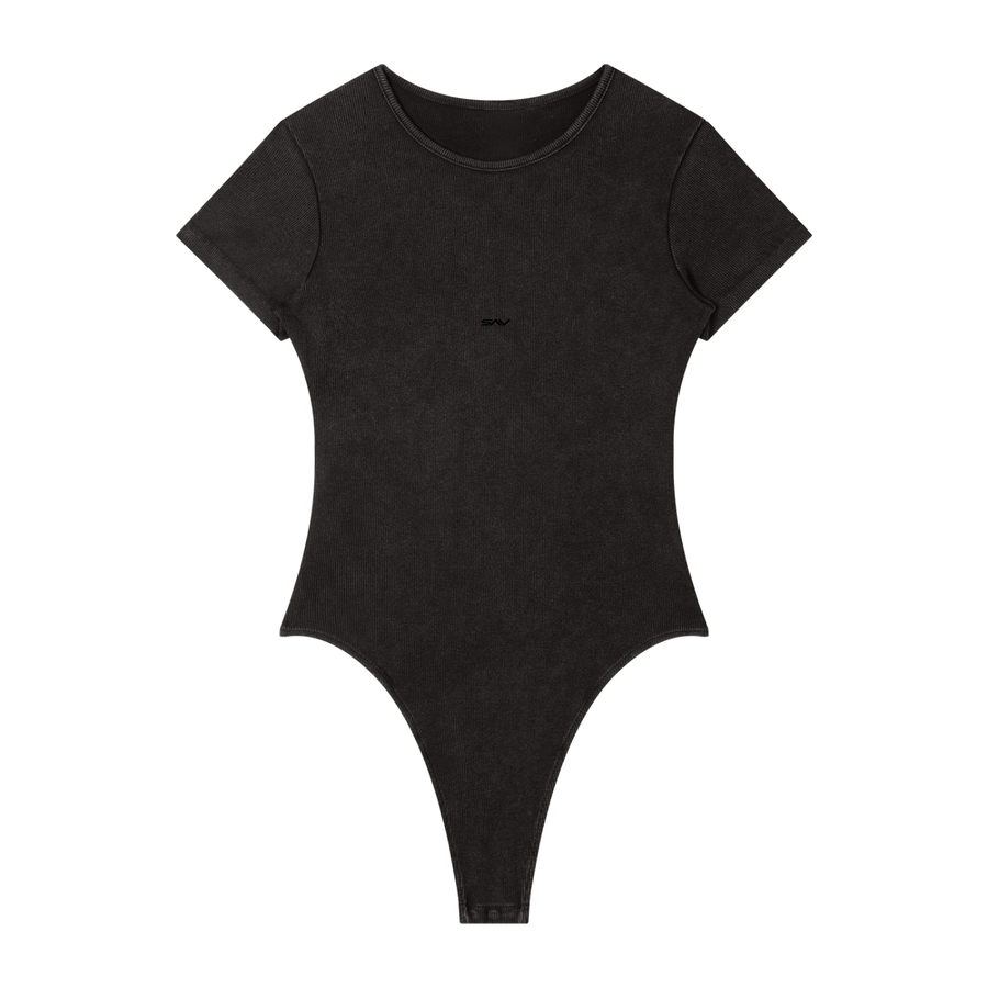 SAV Women's Mineral Wash Crewneck Bodysuit
