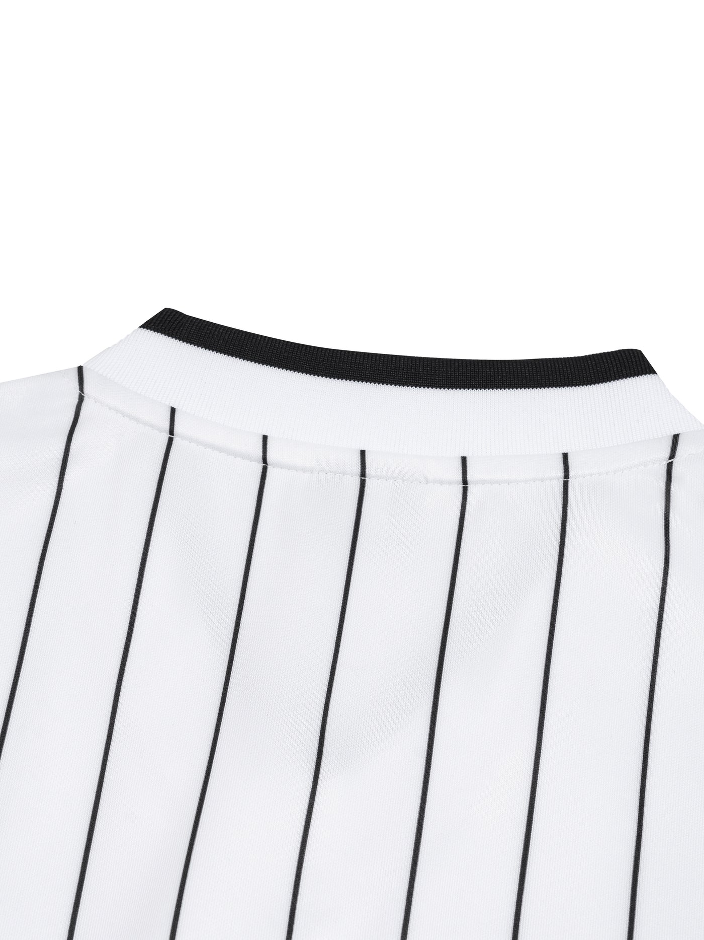 SAV Unisex Striped Loose V-Neck T-Shirt